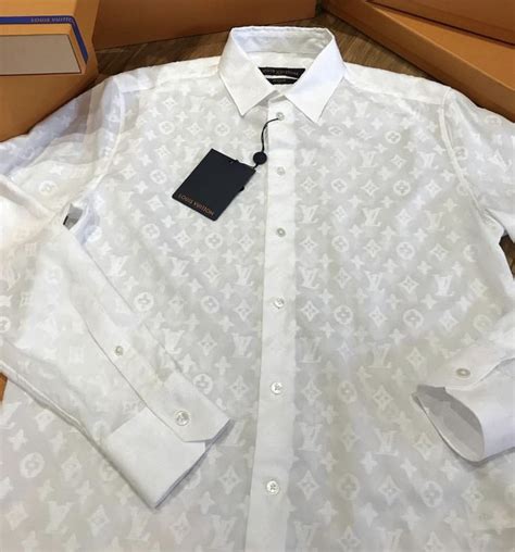 white Louis Vuitton dress shirt